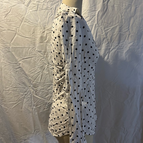 Red Fleece by Brooks Brothers 4 dot button front shirt white - Picture 5 of 6